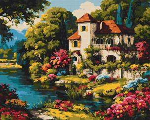Opakowanie Malowanie po numerach - Barwny pejzaż 40x50cm