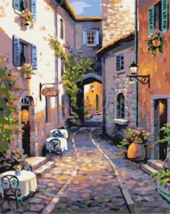 Opakowanie Malowanie po numerach BRUSHME 40x50 cm Cicha Ulica