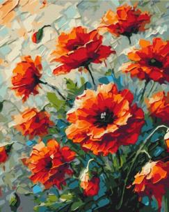 Opakowanie Malowanie po numerach BRUSHME 40x50 cm Maki