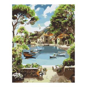 Opakowanie Malowanie po numerach BRUSHME 40x50cm Lazurowa zatoka