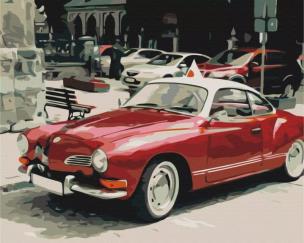 Opakowanie Malowanie po numerach BRUSHME 40x50cm Retro na drogach miasta