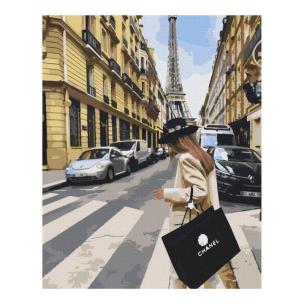 Opakowanie Malowanie po numerach BRUSHME 40x50cm Paryski tydzień mody