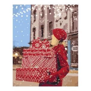 Opakowanie Malowanie po numerach BRUSHME 40x50cm Świąteczny Nastrój