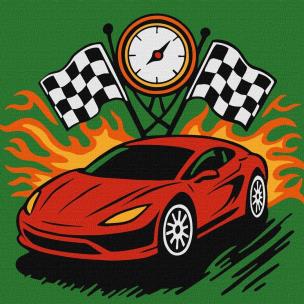 Opakowanie Malowanie po numerach - Chwila zwycięstwa Kids