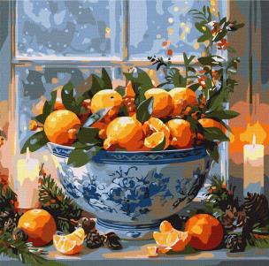 Opakowanie Malowanie po numerach - Cytrusy w wazonie 40x40cm