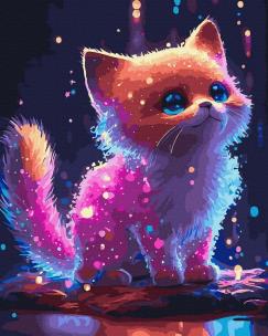 Opakowanie Malowanie po numerach czarne płótno -Galaktyczny..