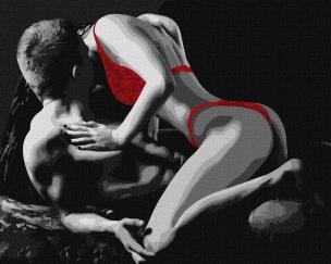 Opakowanie Malowanie po numerach - Czerwona pokusa 40x50cm