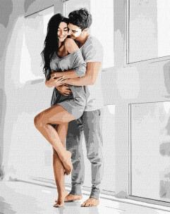 Opakowanie Malowanie po numerach - Czułe uściski 40x50cm