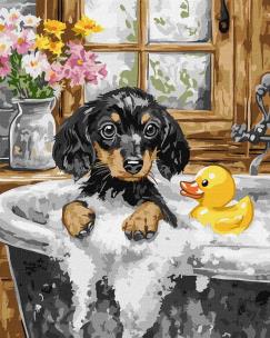 Opakowanie Malowanie po numerach - Dzień kąpieli 40x50cm