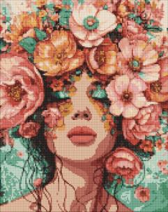 Opakowanie Malowanie po numerach - Dziewczyna w kwiatach