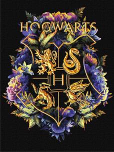 Opakowanie Malowanie po numerach -Herb Hogwartu metal 3040cm