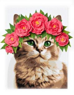 Opakowanie Malowanie po numerach IDEYKA 30x40cm z glinką Elegancka Kotka