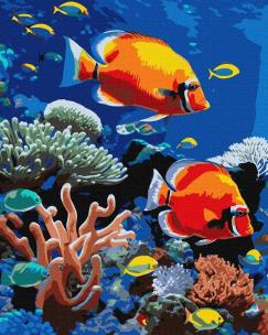 Opakowanie Malowanie po numerach - Jaskrawa rafa 40x50cm