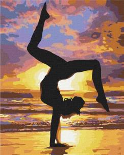 Opakowanie Malowanie po numerach - Joga o zachodzie 40x50cm