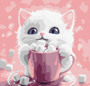 Opakowanie Malowanie po numerach - Kakao dla kota 30x30cm