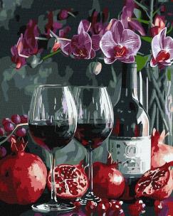 Opakowanie Malowanie po numerach - Kwitnąca orchidea 40x50cm