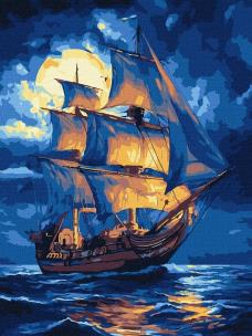 Opakowanie Malowanie po numerach - Legenda fal 30x40cm