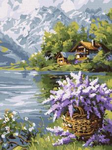 Opakowanie Malowanie po numerach - Liliowy kosz 30x40cm