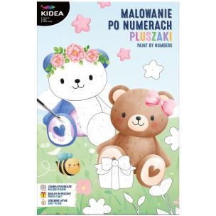 Opakowanie Malowanie po numerach Misie KIDEA