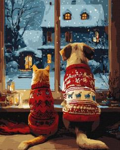 Opakowanie Malowanie po numerach - Przytulność futrzaków