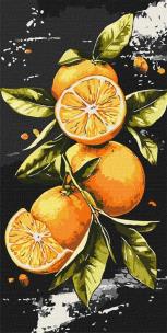 Opakowanie Malowanie po numerach - Soczyste pomarańcze 40x88
