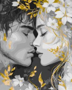 Opakowanie Malowanie po numerach - Spojrzenie ustami 40x50cm