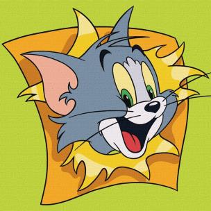 Opakowanie Malowanie po numerach - Tom i Jerry 25x25cm