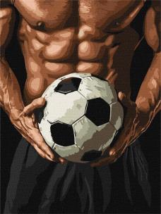 Opakowanie Malowanie po numerach - Tors piłkarza 30x40cm