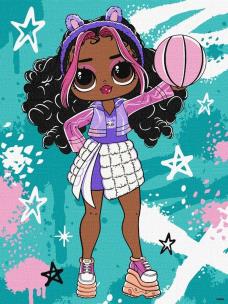 Opakowanie Malowanie po numerach - Tweens LOL Skate Dance Hoops Cutie