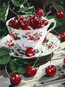 Opakowanie Malowanie po numerach - Wiśniowa rozkosz 30x40cm