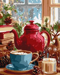 Opakowanie Malowanie po numerach - Zimowa atmosfera 40x50cm