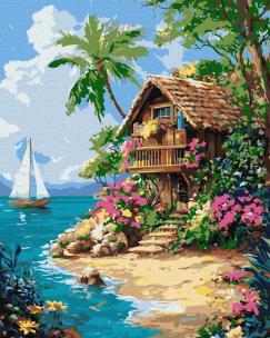 Opakowanie Malowanie po numerach - Życie w tropikach 40x50cm