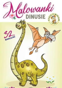 Okładka książki Malowanki - Dinusie