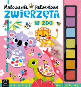 Okładka książki Malowanki paluszkowe. Zwierzęta w zoo