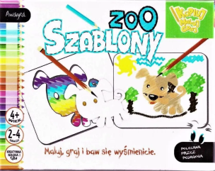 Opakowanie Maluj i graj - szablony zoo