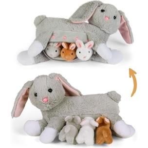 Opakowanie Mama króliczek z 3 małymi króliczkami