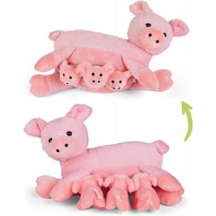 Opakowanie Mama świnka z 3 młodymi świnkami