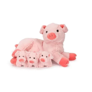 Mama świnka z 3 młodymi świnkami. Wydawca: Cozy Noxxiez. Multiszop.pl Opakowanie Mama świnka z 3 młodymi świnkami