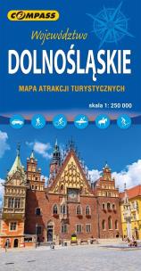 Okładka książki Mapa atrakcji turyst. - Województwo dolnośląskie