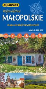 Okładka książki Mapa atrakcji turystycznych - Małopolskie