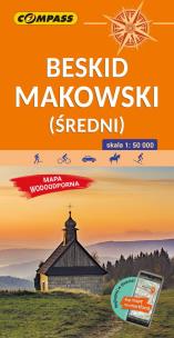 Okładka książki Mapa - Beskid Makowski 1:50 000