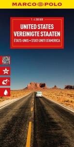 Mapa drogowa USA 1:4,2. Autor:   Praca zbiorowa. Multiszop.pl Okładka książki Mapa drogowa USA 1:4,2