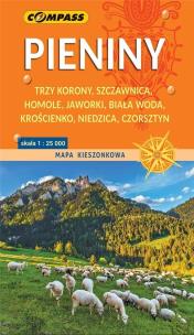 Okładka książki Mapa kieszonkowa - Pieniny 1:20 000