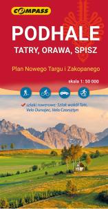 Mapa - Podhale, Tatry, Orawa, Spisz 1:50 000. Autor:   Praca zbiorowa. Multiszop.pl Okładka książki Mapa - Podhale, Tatry, Orawa, Spisz 1:50 000
