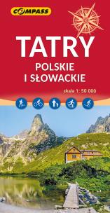 Mapa - Tatry Polskie i Słowackie 1:50 000. Autor:   Praca zbiorowa. Multiszop.pl Okładka książki Mapa - Tatry Polskie i Słowackie 1:50 000