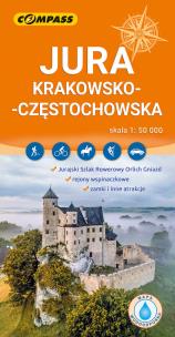 Okładka książki Mapa tur. - Jura Krakowsko-Częstochowska lam.