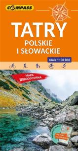 Okładka książki Mapa tur. - Tatry Polskie i Słowackie lam. w.2022