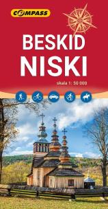 Okładka książki Mapa turystyczna - Beskid Niski 1:50 000 w.2026