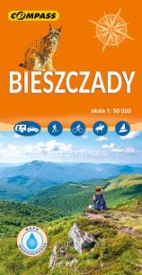 Okładka książki Mapa turystyczna - Bieszczady 1:50 000 lam