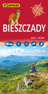 Okładka książki Mapa turystyczna - Bieszczady 1:50 000